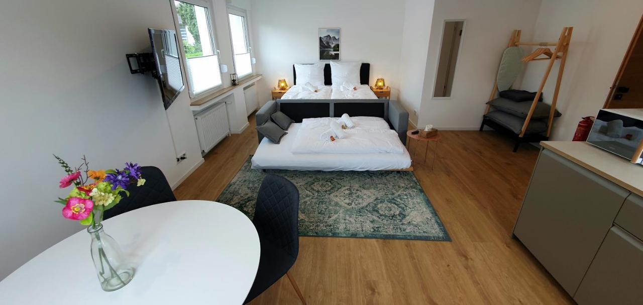 Citychalet-Uni- Boxspringbett Kueche-Ruhig-Parkplatz Bochum Bagian luar foto