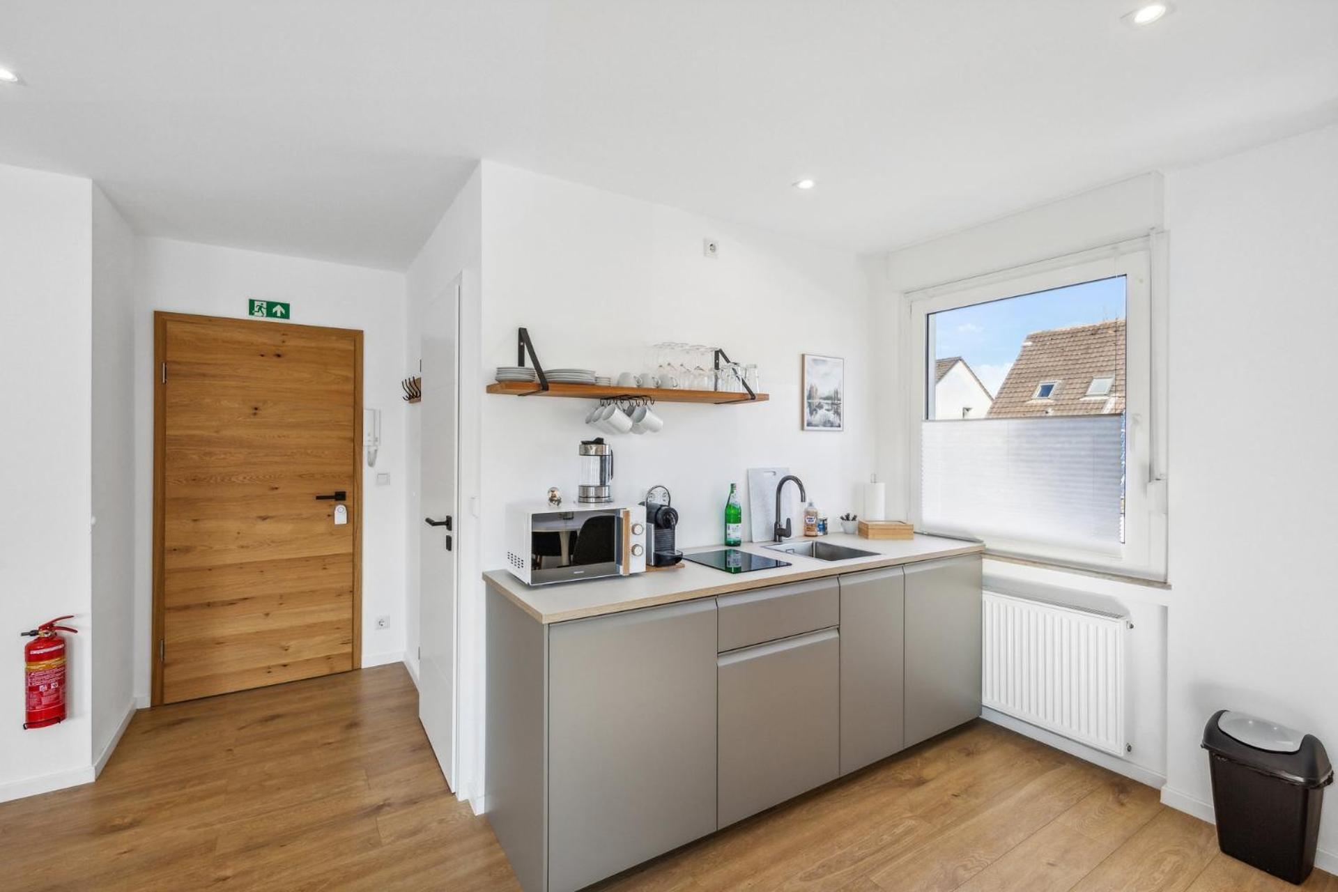 Citychalet-Uni- Boxspringbett Kueche-Ruhig-Parkplatz Bochum Bagian luar foto