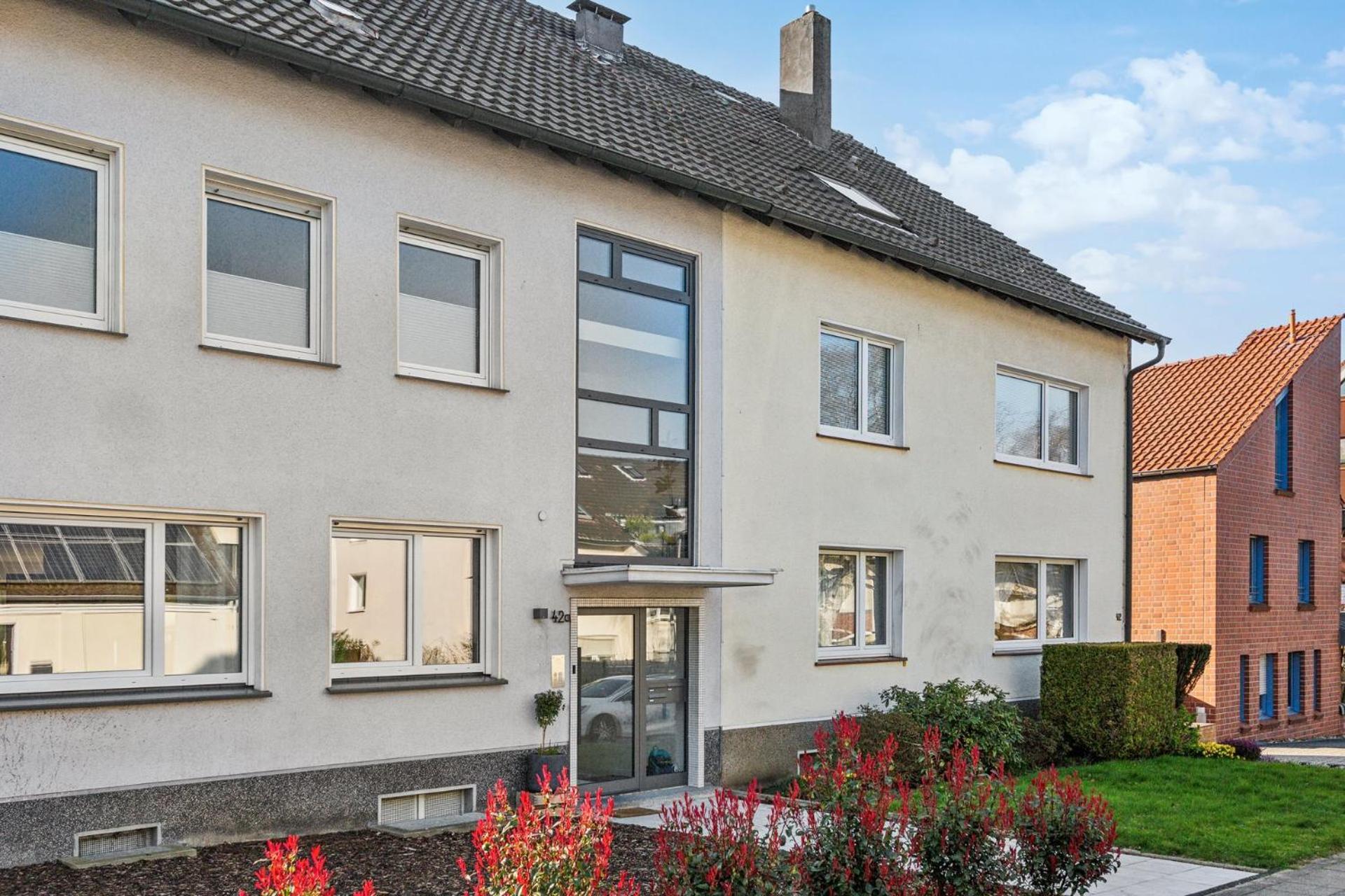 Citychalet-Uni- Boxspringbett Kueche-Ruhig-Parkplatz Bochum Bagian luar foto